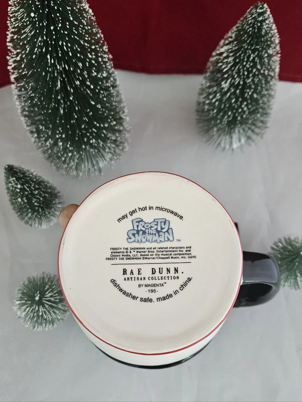 Frosty The Snowman 3D Coffee Mug RAE DUNN Ceramic Cup 5.5